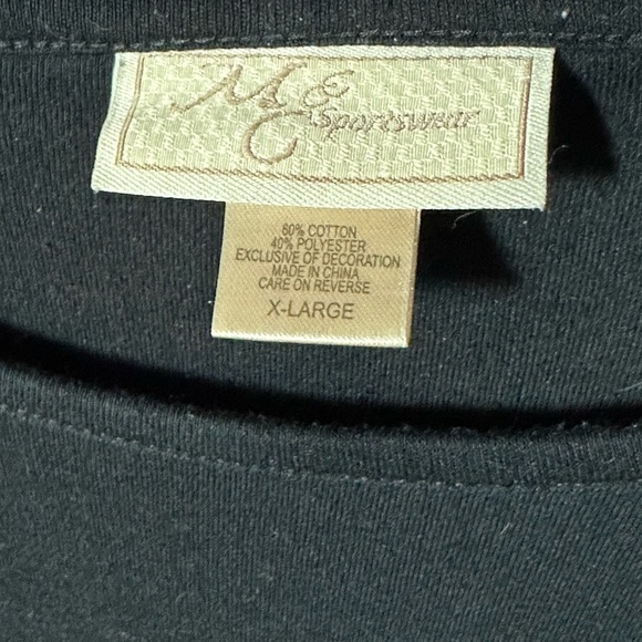 Women's Long Sleeve Top with Cardinal Design - Picture 3 of 4